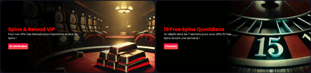 Recharges hebdomadaires Incognito Casino